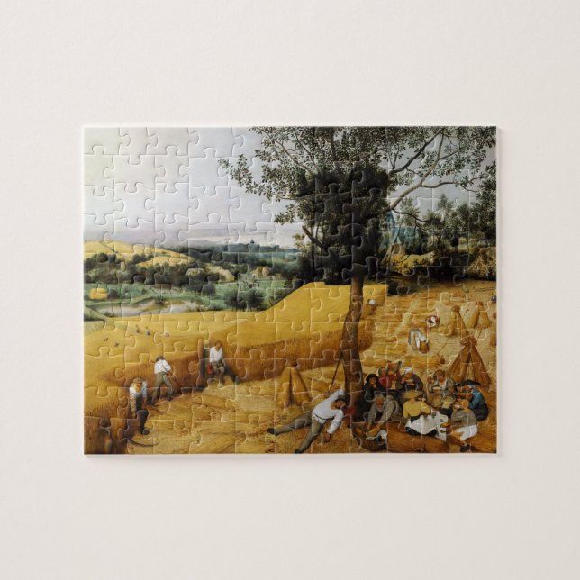 The Harvesters by Pieter Bruegel the Elder 1565 Jigsaw Puzzle (Horizontal)