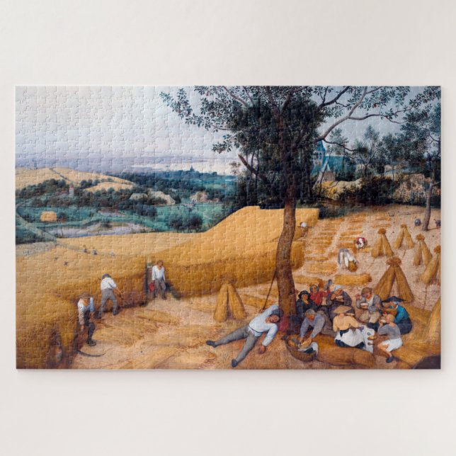 The Harvesters, Pieter Bruegel Jigsaw Puzzle (Horizontal)