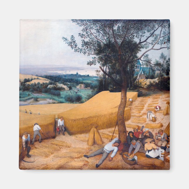 The Harvesters, Pieter Bruegel Magnet (Front)