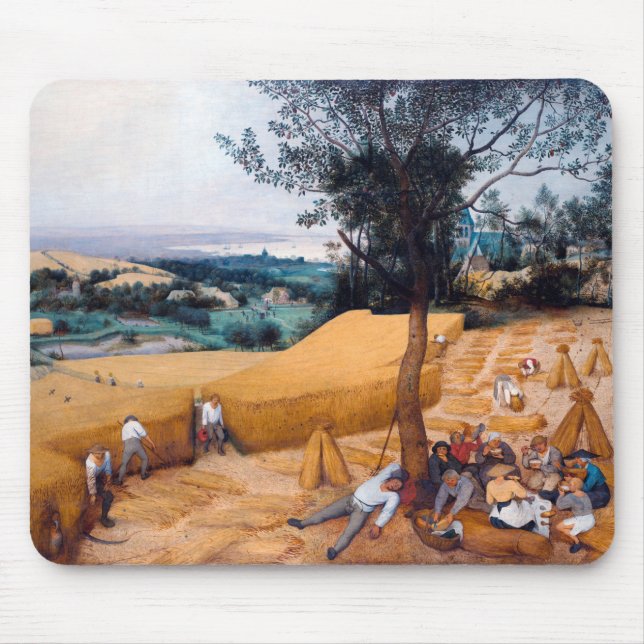 The Harvesters, Pieter Bruegel Mouse Pad (Front)