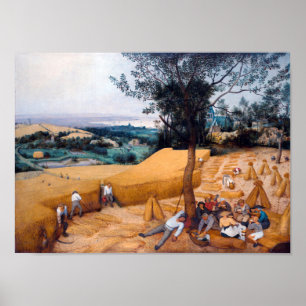The Harvesters, Pieter Bruegel Poster