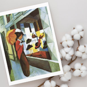The Hat Shop August Macke Postcard