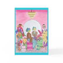 The Hat Shop Paris Boutique Greeting Card