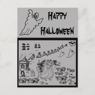 The Haunted Ceremony - Holiday Postcard