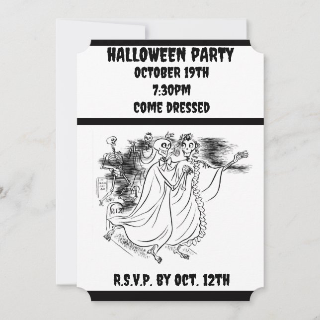 The Haunted Ceremony - Invitation (Front)