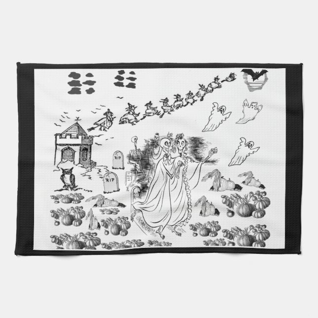 The Haunted Ceremony - Tea Towel (Horizontal)