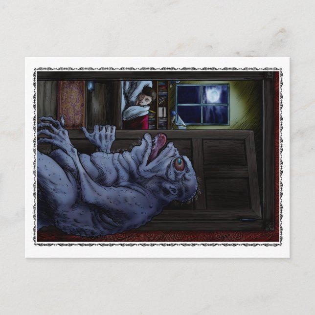 The Haunted Doll House Postcard (Front)