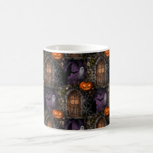 The Haunted Dooryard Halloween Coffee Mug