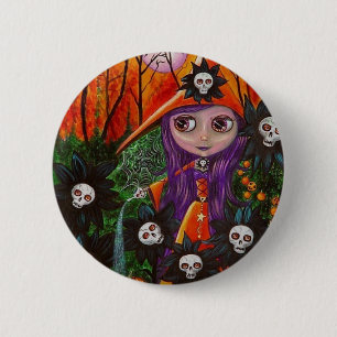 The Haunted Garden Halloween Button