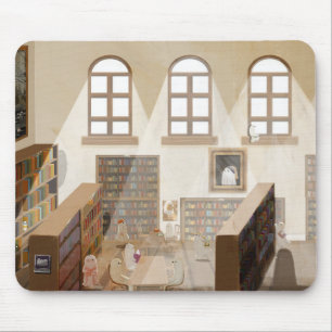 The Haunted Library Mouse Pad