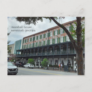 the haunted marshall house savannah georgia postcard