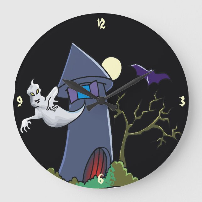 The Haunted Tree House - Large Clock (Front)