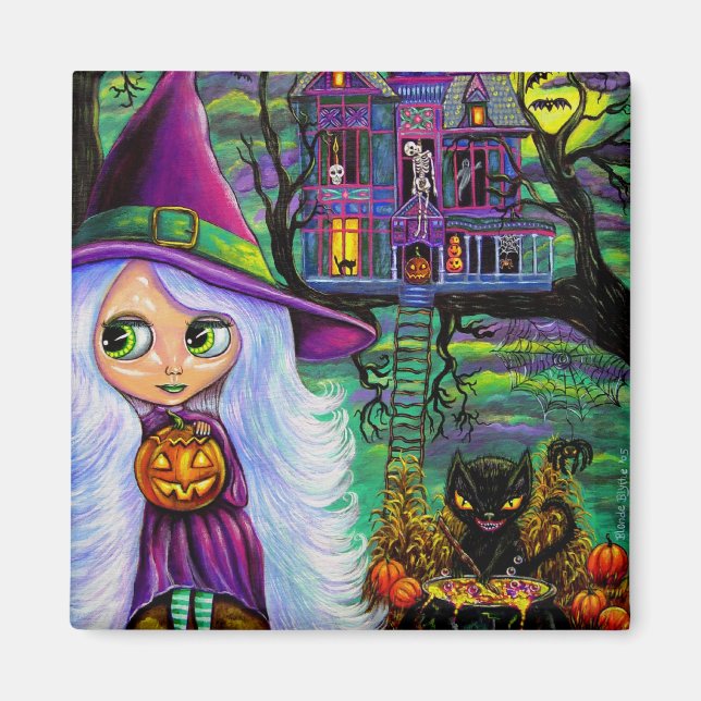 The Haunted Treehouse Magnet (Front)