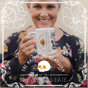 The Haunting Guardian of the Graveyards Gate Coffee Mug