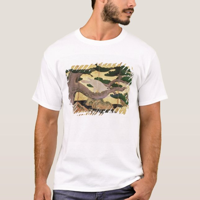 The Hawks in the Pines, 6 panel folding screen T-Shirt (Front)