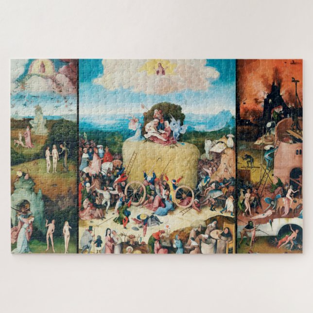 The Hay Wagon, Bosch Jigsaw Puzzle (Horizontal)