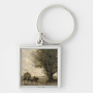 The Haycart, c. 1860 Key Ring