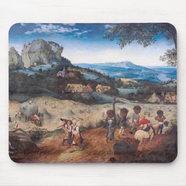 The Haymaking, Pieter Bruegel Mouse Pad (Front)