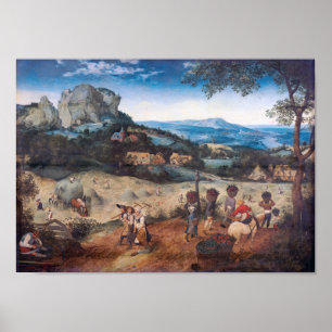 The Haymaking, Pieter Bruegel Poster