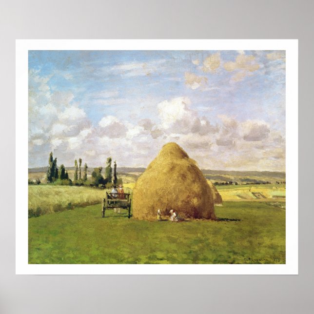 The haystack, Pontoise, 1873 Poster (Front)