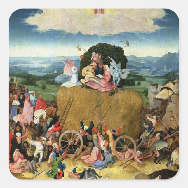The Haywain Square Sticker (Front)
