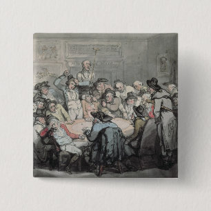 The Hazard Room 15 Cm Square Badge