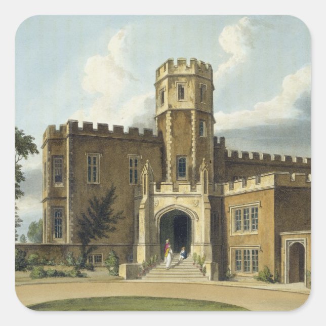 The Head Master's House, Rugby School, from 'Histo Square Sticker (Front)