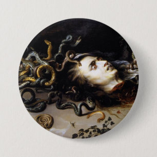 The Head of Medusa 7.5 Cm Round Badge