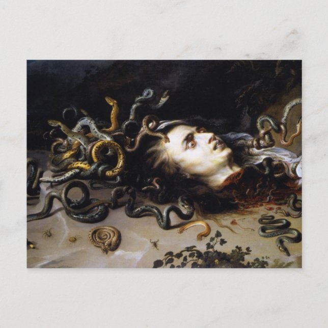 The Head of Medusa Postcard (Front)