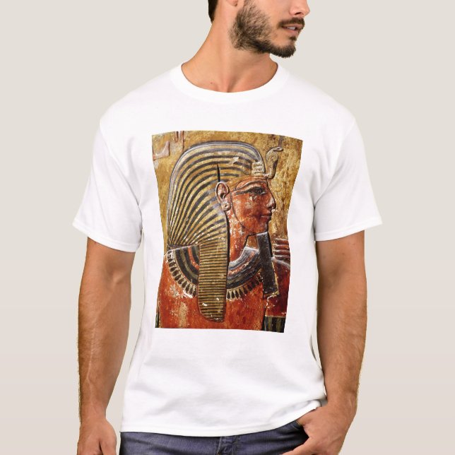 The head of Seti I  from the Tomb of Seti T-Shirt (Front)