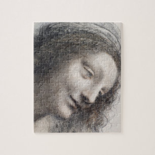 The Head of the Virgin by Leonardo da Vinci Jigsaw Puzzle