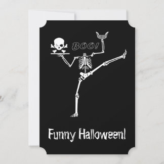 The Headless Dancing Skeleton Invitation