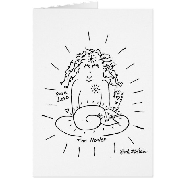 The Healer Cat Card (Front)