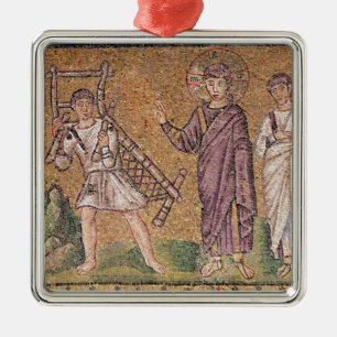 The Healing of the Paralytic of Capernaumx Metal Ornament