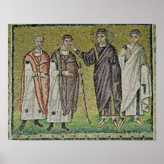 The Healing of Two Blindmen from Jericho Poster (Front)