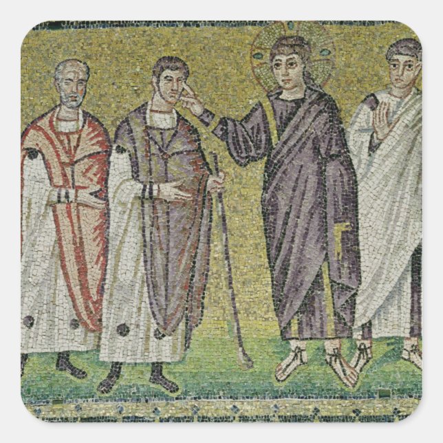 The Healing of Two Blindmen from Jericho Square Sticker (Front)