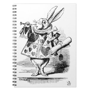 The Hearld - Rabbit, Alice's AdveWonderland 1865 Notebook
