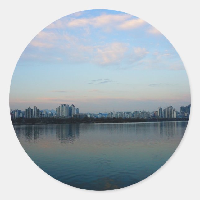 The Heart and Soul of Seoul Classic Round Sticker (Front)