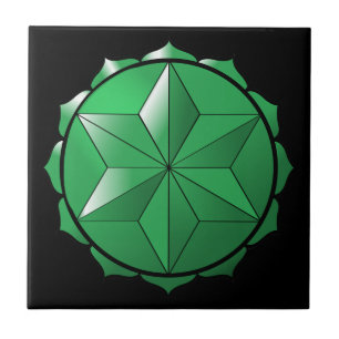 The Heart Chakra Ceramic Tile