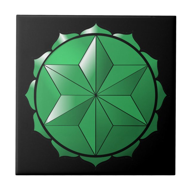 The Heart Chakra Ceramic Tile (Front)