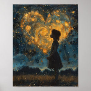 The Heart in the Stars Girl  Poster