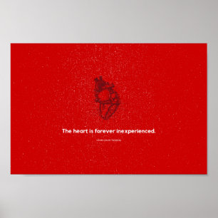 The heart is forever inexperienced poster