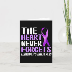 The Heart Never Forgets Heimerheimer´s Awareness Card
