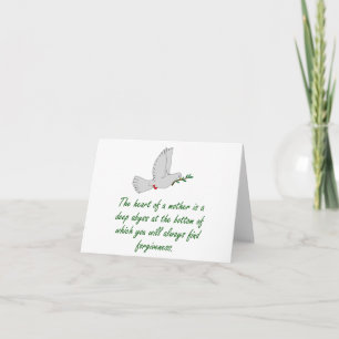 The Heart Of A Mother - Forgiveness Quotes Card