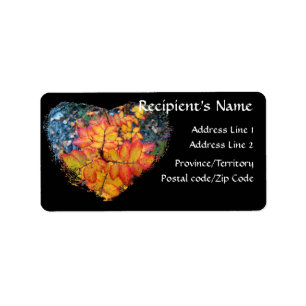 The Heart of Autumn Label