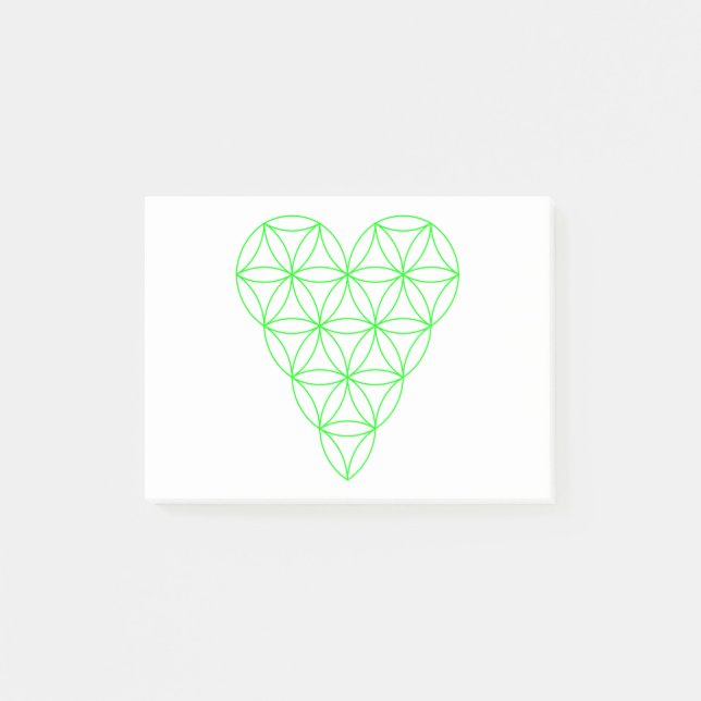 The Heart Of Life – Green/Wired.01. Post-it Notes (Front)