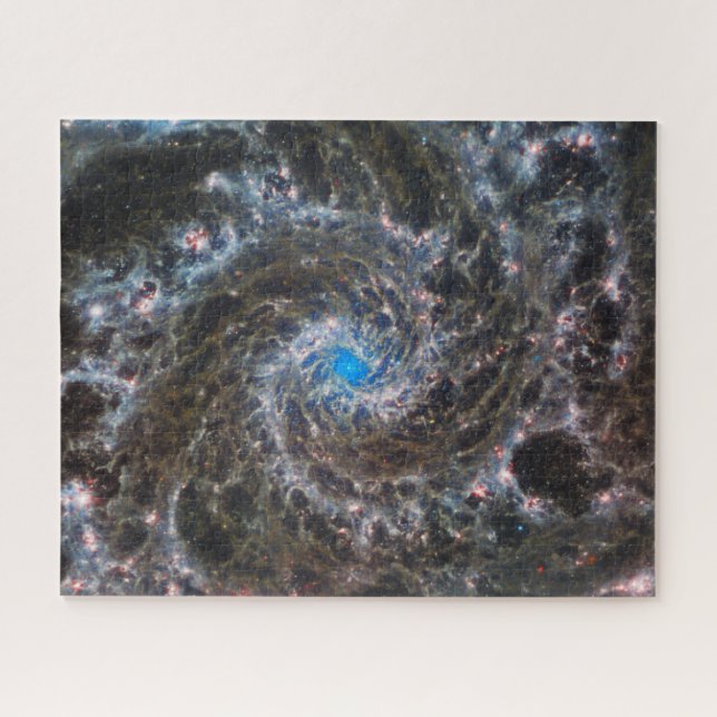 The Heart Of Messier 74 Jigsaw Puzzle (Horizontal)