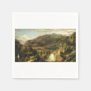 The Heart of the Andes by Frederic Edwin Church Napkin