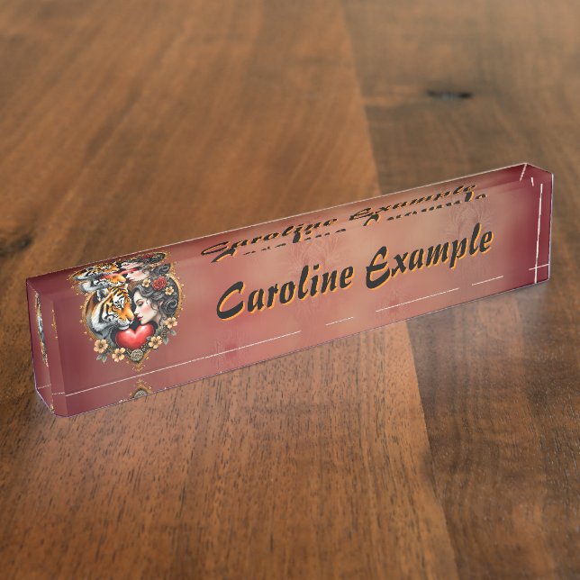 The heart of the hidden wilderness,  nameplate (Side)