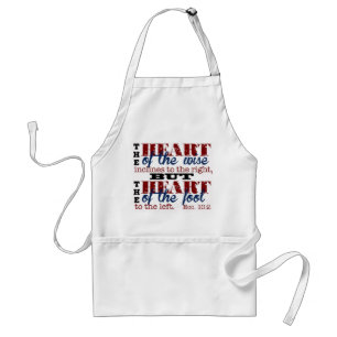 The Heart of The Wise... Standard Apron